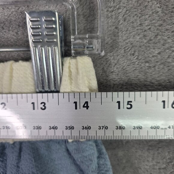 Womens Gigo Patchwork Casual Shorts Elastic Waist Polyester Blend Stretch Size M - Picture 6 of 10